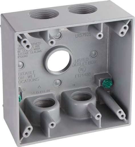 4 gang weatherproof outlet box